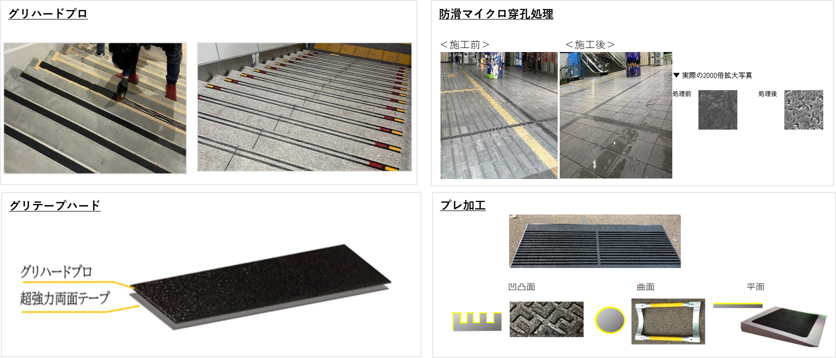 滑り止め施工にはどんな種類がある? 施工別の特徴と選び方